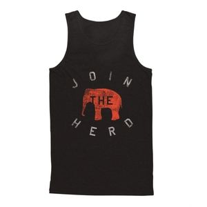 WildAid Elephant Join The Herd Josh Duhamel Black Cotton Tank Medium